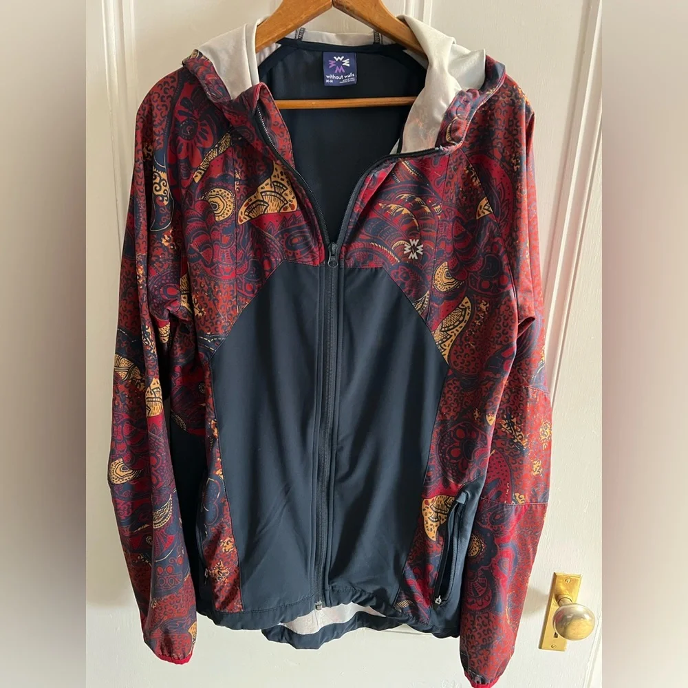 Without Walls All Over Print Running/Climbing Windbreaker MNs Size MD - Picture 2 of 8